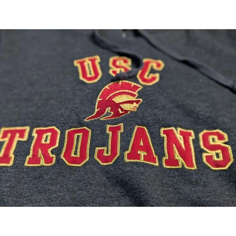 SC Apparel Authentic USC Women Gray Sweatshirt Size M